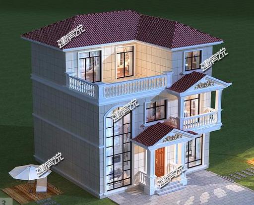 最漂亮的農村別墅設計圖，第一眼很驚艷，看過的人都說好