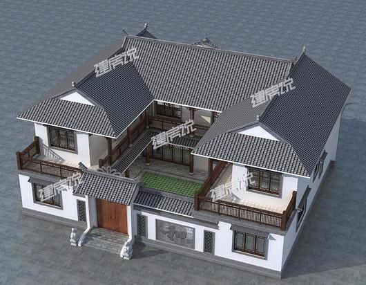 中國最美四合院別墅設(shè)計圖，這設(shè)計美的真是沒得挑，一看就知道是大戶人家。