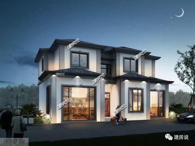 好看又實用的二層別墅設計圖，外觀新穎，戶型與眾不同