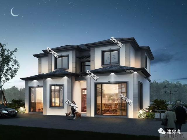 好看又實用的二層別墅設計圖，外觀新穎，戶型與眾不同