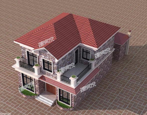 農村最漂亮二層別墅設計圖，實用美觀又經濟