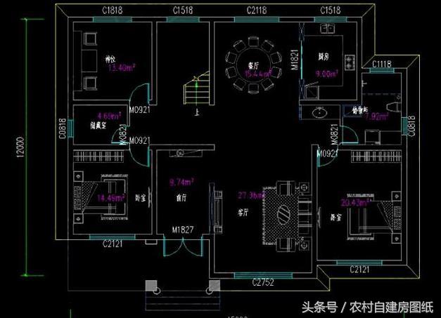 幾套20萬30萬40萬預算的別墅設計圖分享給你們，建出來一定很漂亮