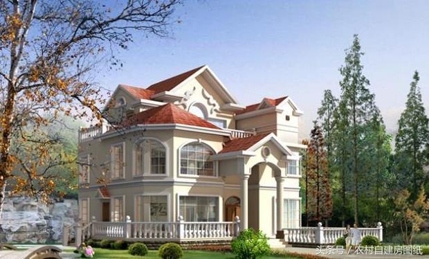 幾套20萬30萬40萬預算的別墅設計圖分享給你們，建出來一定很漂亮