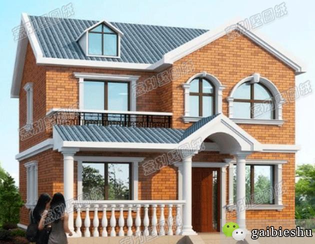 二層造價20萬農村小別墅全套設計施工圖，采光透氣，符合農村建房需求