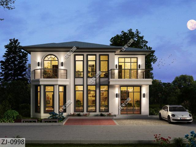 推薦一套農村別墅設計圖，實用、美觀、省錢、穩重，做養老房正合適