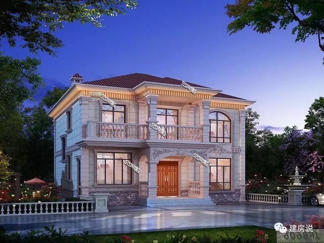 這棟二層別墅設計圖，絕對實力派，26萬起建