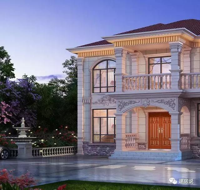 這棟二層別墅設計圖，絕對實力派，26萬起建