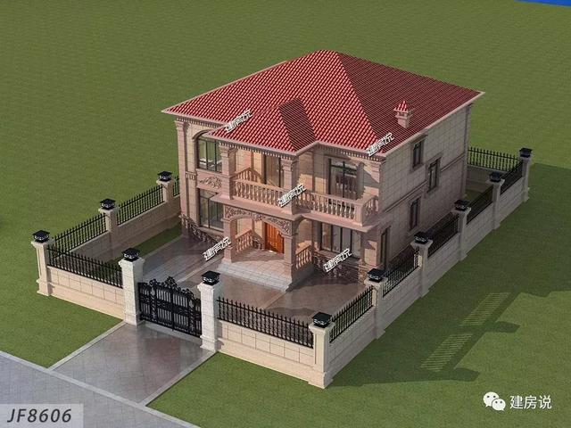 這棟二層別墅設計圖，絕對實力派，26萬起建