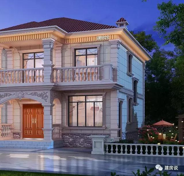 這棟二層別墅設計圖，絕對實力派，26萬起建