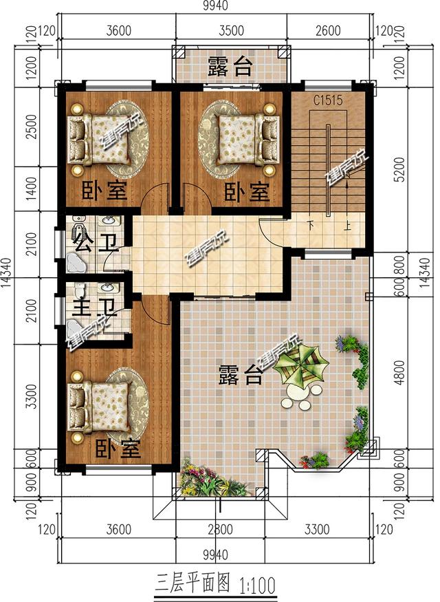 三層別墅設(shè)計(jì)圖，花34萬建了棟，對(duì)象媽媽看完之后，叫我改口叫媽