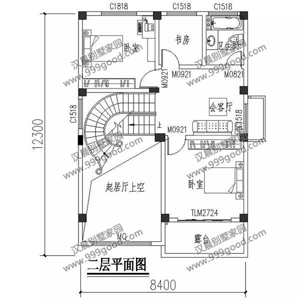 3套小開(kāi)間農(nóng)村別墅設(shè)計(jì)圖，面寬8米左右，中式、歐式和現(xiàn)代風(fēng)都很美