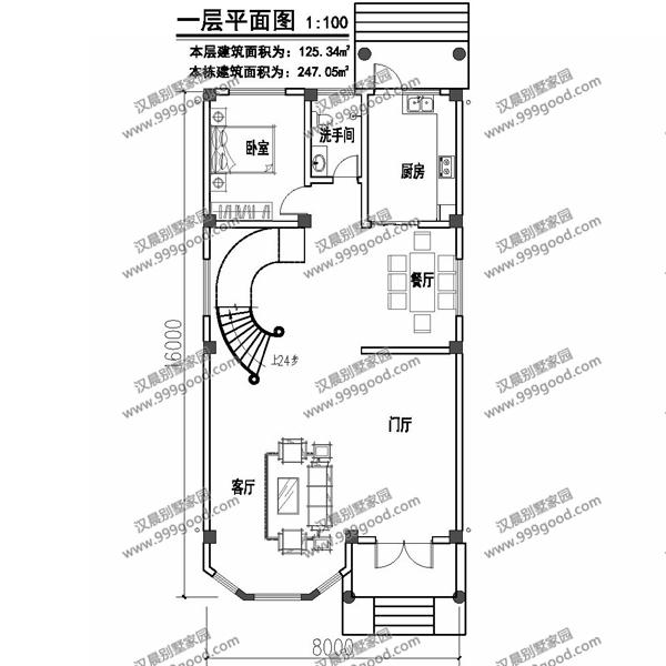 3套小開(kāi)間農(nóng)村別墅設(shè)計(jì)圖，面寬8米左右，中式、歐式和現(xiàn)代風(fēng)都很美