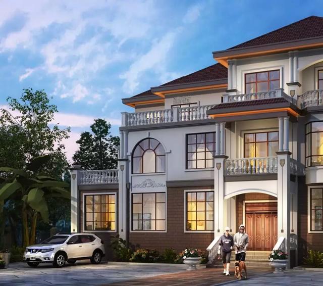 奢華歐式別墅設計圖，棋牌室，書房，大露臺，都只是標配