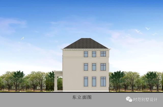 開間13米的復式三層鄉村別墅設計圖，7臥6衛，建在老家很風光