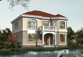 農(nóng)村簡易二層樓設(shè)計(jì)圖，外觀簡單漂亮，經(jīng)典時尚