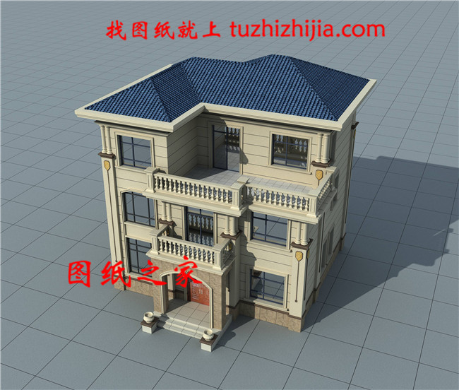 農村120方三層自建房子,好看又不貴的三層農村別墅