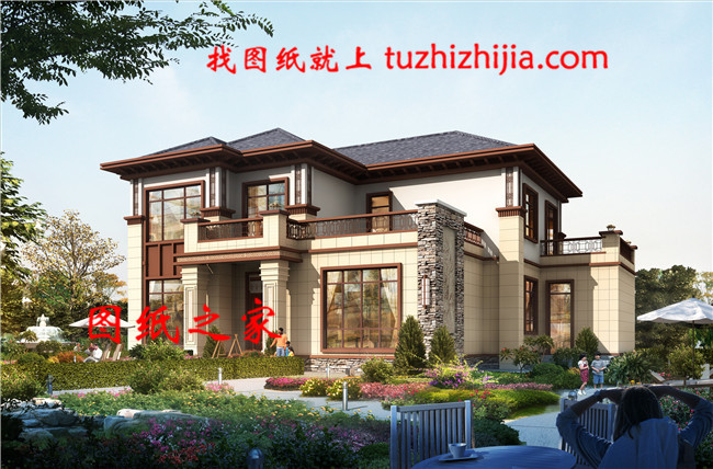 最美中式農村別墅二層三間的房子,帶土灶房,娛樂室,大露臺