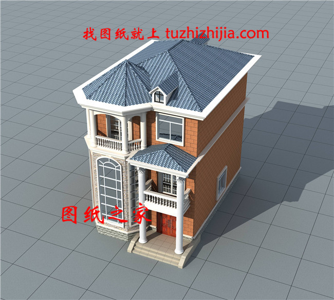 農村三層樓房造價26萬，客廳中空，占地90平米，難得的好戶型