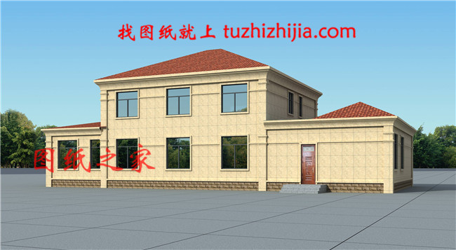 二層帶車庫歐式尊貴別墅,客廳中空,美觀,大氣,實用