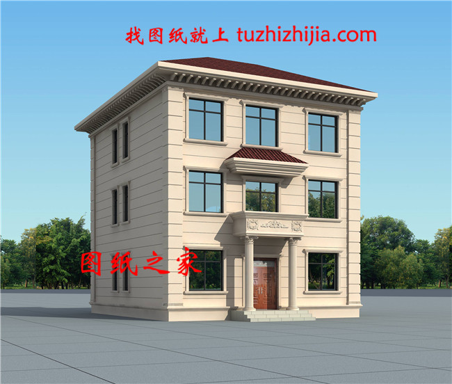 10米&times;12米30萬以內農村建房三層豪華歐式別墅，處處顯品味