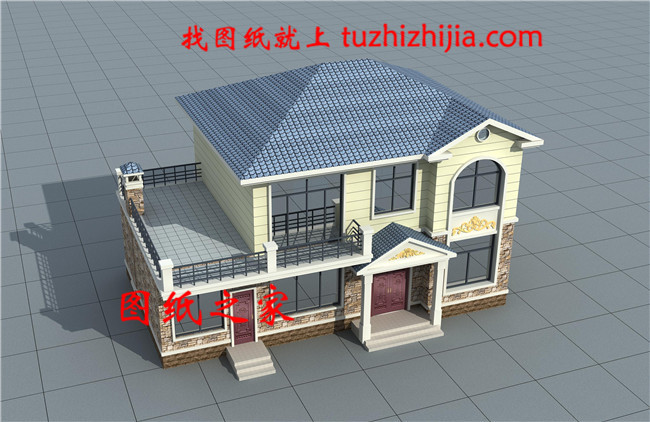 農村27萬二層自建別墅設計圖，占地140平米左右，戶型極好