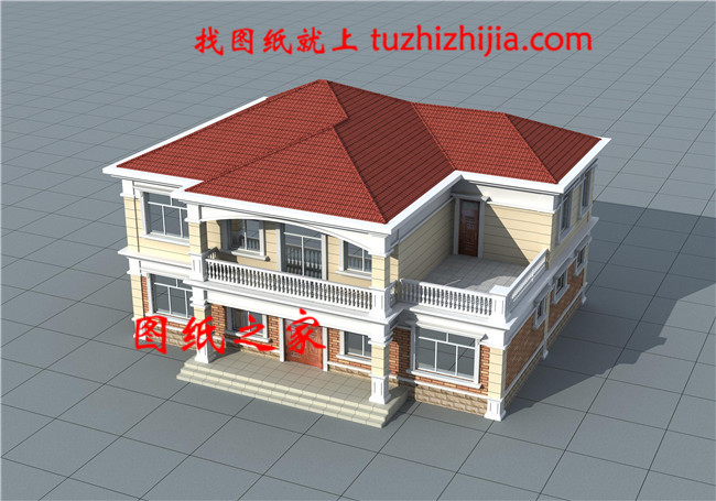 200平米2層別墅設計圖，別墅的配色清新淡雅