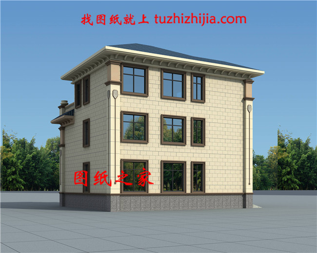 一層一戶歐式三層豪華別墅,三室兩廳一廚兩衛一