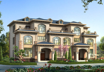 大氣自建三層雙拼別墅戶型圖方案，完美的戶型就是它