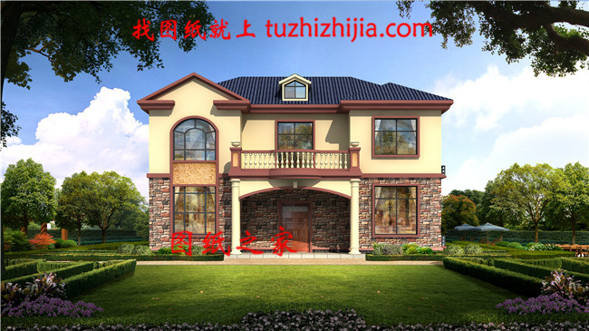 2019精致漂亮農(nóng)村自建二層小別墅設(shè)計(jì)圖