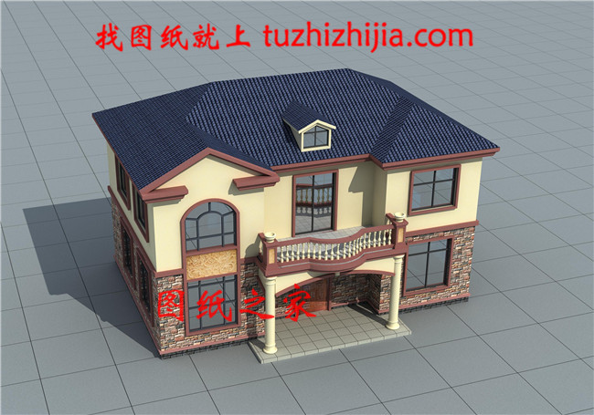 2019精致漂亮農(nóng)村自建二層小別墅設(shè)計(jì)圖