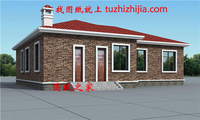 鄉下一層自建養老平房戶型圖及全套圖紙,占地面積200多平