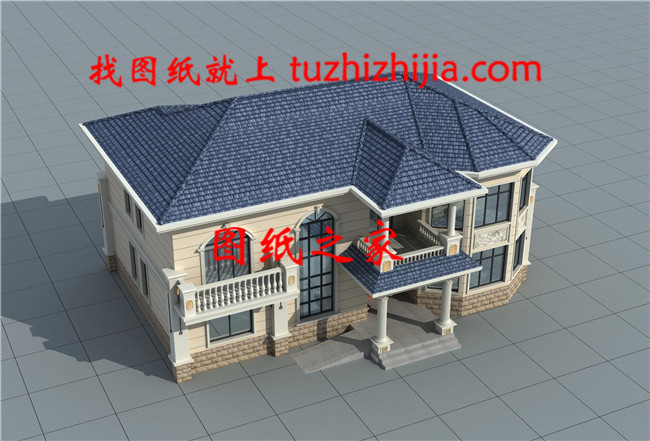 二層簡約高端別墅，歐式精美、現代洋氣