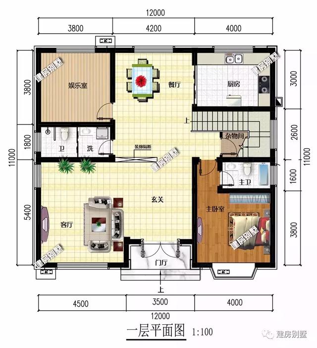 農村歐式自建房設計圖，開間12-13米的，都是難得的好戶型