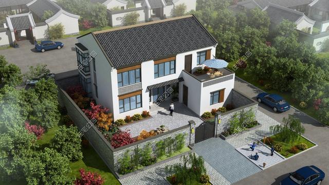 8套清新雅致的新中式別墅設計圖，這才是中國農村該有的樣子