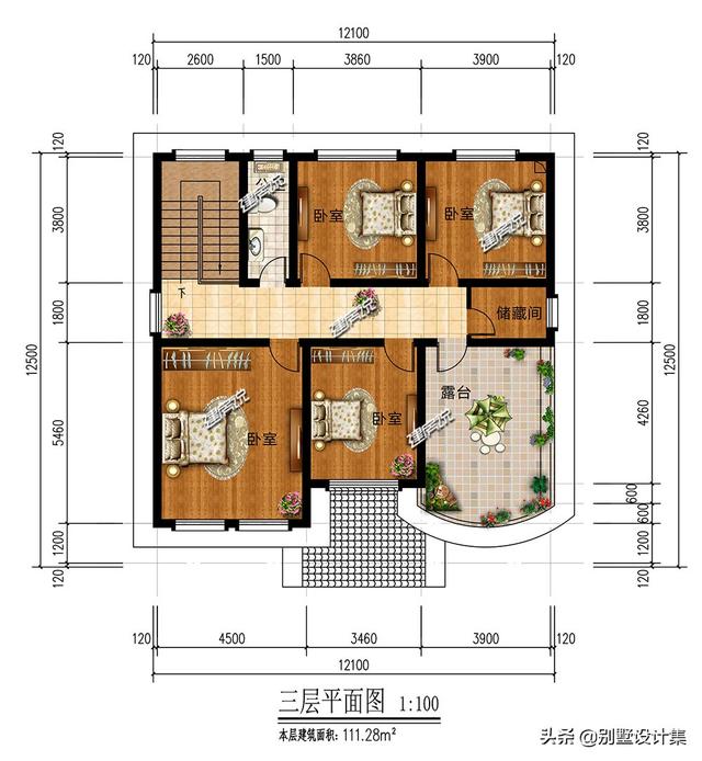 三層豪華歐式別墅設計圖，滿滿的華麗麗豪宅既視感