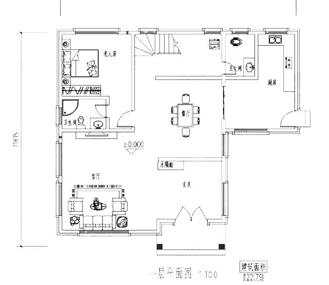 兩款平屋頂別墅設計圖紙，外觀漂亮，戶型簡單大方，適合農村建造
