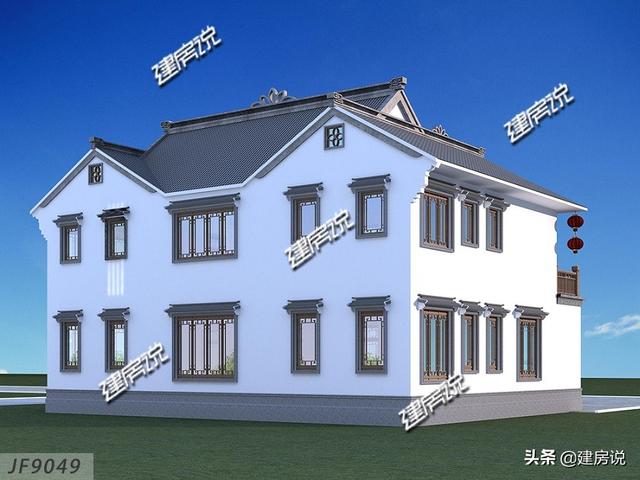 中式四合院別墅設計圖，2026建新房，要建就建最牛逼的中式別墅