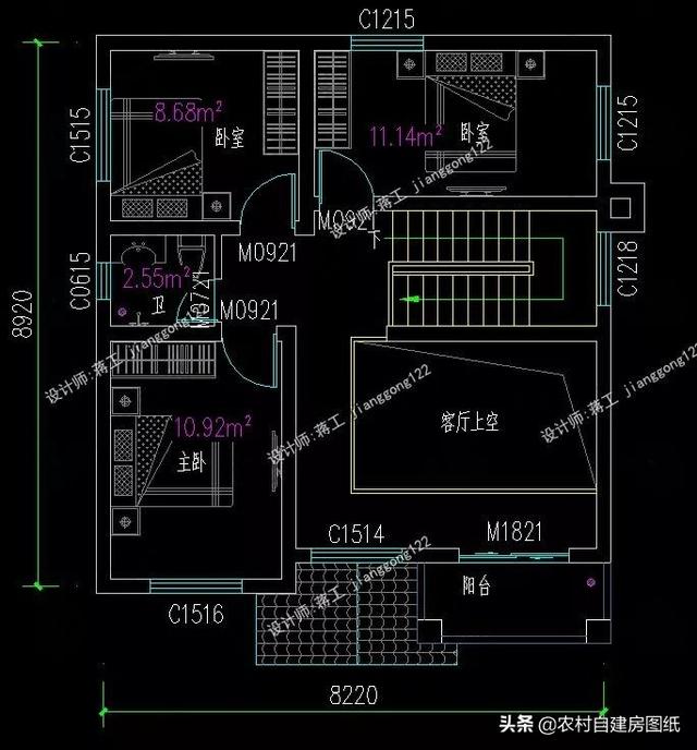 9款農村小別墅設計圖，造價都很經濟，預算在20萬左右