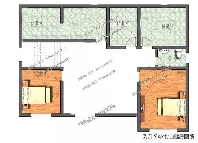 9款農村小別墅設計圖，造價都很經濟，預算在20萬左右