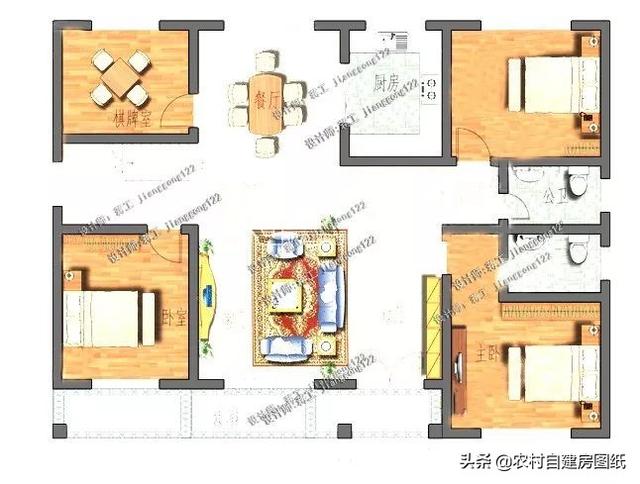 9款農村小別墅設計圖，造價都很經濟，預算在20萬左右