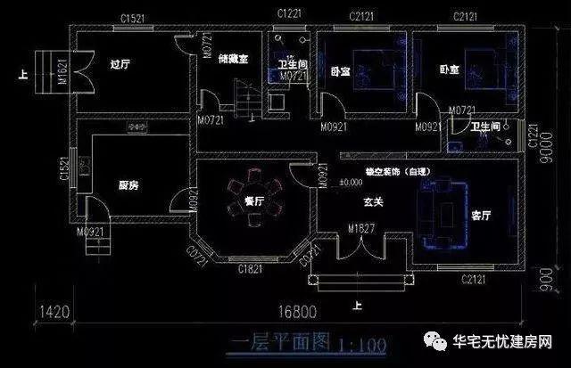 兩款新農(nóng)村自建房設(shè)計圖，獨(dú)立設(shè)計的廚房非常受歡迎