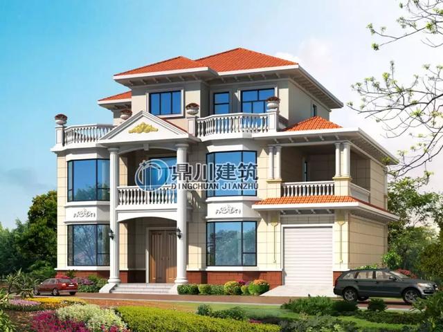 8套農村別墅圖紙，開間15米，都好氣派，一輩子建一棟足矣