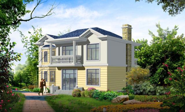 兩款經典戶型別墅設計圖，造價25萬就能蓋得起的別墅