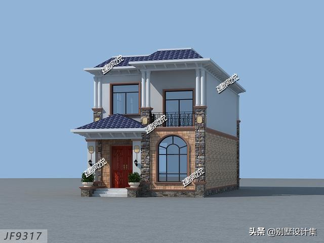 現(xiàn)代時(shí)尚二層別墅設(shè)計(jì)圖，還缺一個(gè)帥氣的男主人，漂亮的女主人