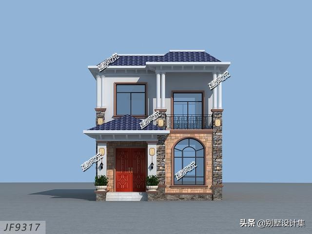 現(xiàn)代時(shí)尚二層別墅設(shè)計(jì)圖，還缺一個(gè)帥氣的男主人，漂亮的女主人