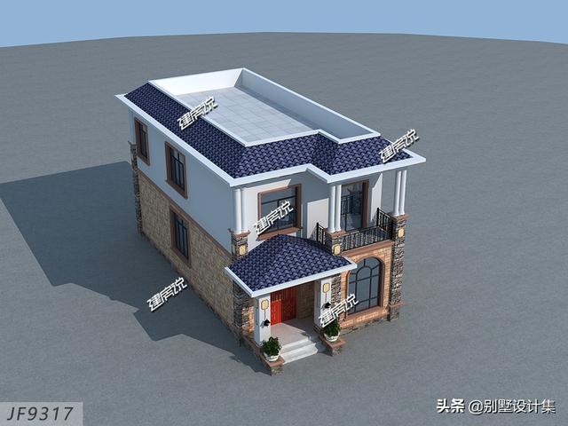 現(xiàn)代時(shí)尚二層別墅設(shè)計(jì)圖，還缺一個(gè)帥氣的男主人，漂亮的女主人