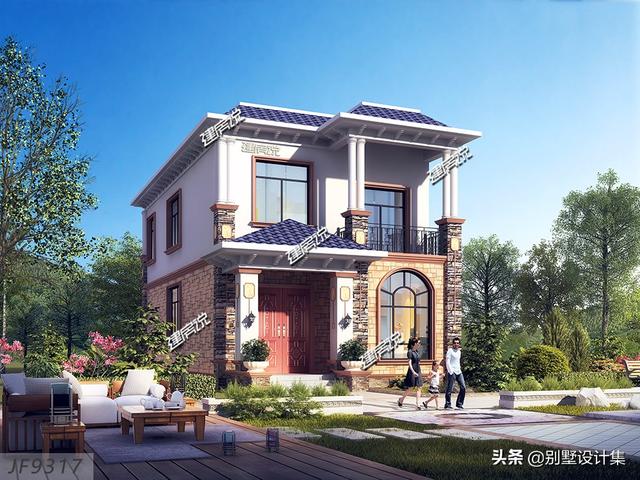 現(xiàn)代時(shí)尚二層別墅設(shè)計(jì)圖，還缺一個(gè)帥氣的男主人，漂亮的女主人