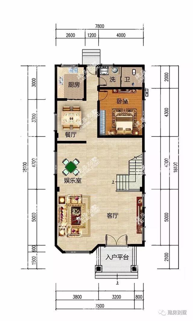 兩款三層平屋面自建房設計圖，都能展現出鄉村別墅的絢麗風采