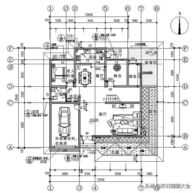 12款帶車庫的農村別墅設計圖，既經濟又實用，最低18萬就能建好