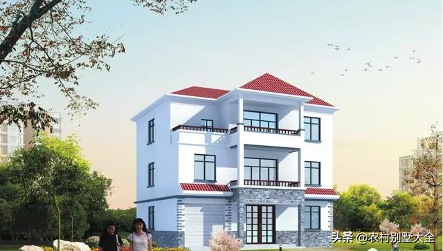 12款帶車庫的農村別墅設計圖，既經濟又實用，最低18萬就能建好